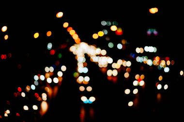 Soyut Light Bokeh Arkaplanı, bulanık renkli bokeh ışık arkaplanı