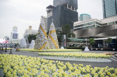 Noel zamanı Bangkok şehir merkezinde