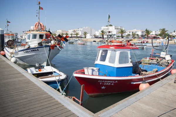 Krajobraz i wybrzeża w miejscowości Santa Luzia w Portugalii — Zdjęcie stockowe