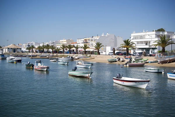 Landscape and coast at the town of Santa Luzia in Portugal — Stock Photo, Image