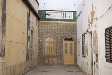 Eski şehir Olhao Portekiz