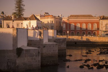 Köprü Ponte Romana eski kasaba Tavira otelleri