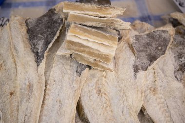 Portekiz Loule şehir içinde Markethall içinde Balık pazarı