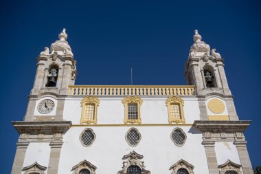 Igreja do Carmo in Faro eski kasaba Portekiz 