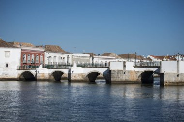 Köprü Ponte Romana eski kasaba Tavira otelleri 