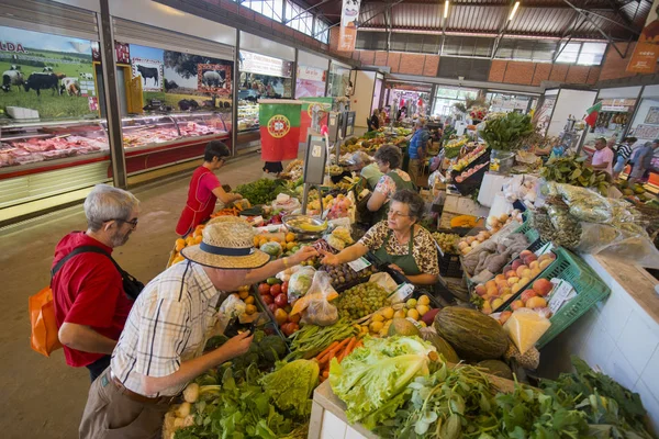 Mercado de Alimentos na Cidade Velha de Olhao — Fotografia de Stock