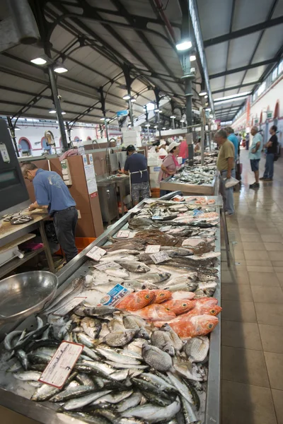 Markethall en la ciudad de Loule en Portugal —  Fotos de Stock