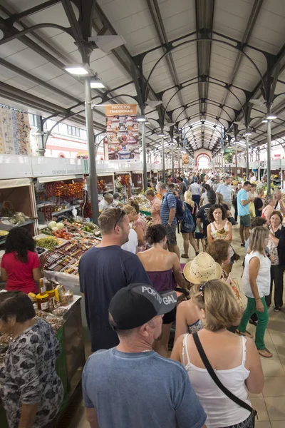 Markthalle in der stadt loule in portugal — Stockfoto