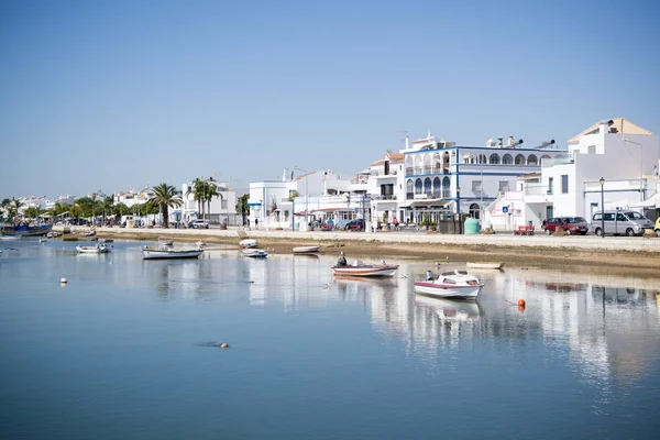 Landscape and coast at the town of Santa Luzia in Portugal — Stock Photo, Image
