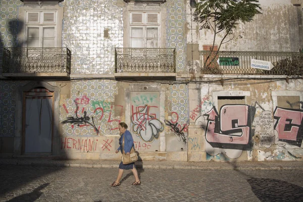 Staré město Olhäo v Portugalsku — Stock fotografie