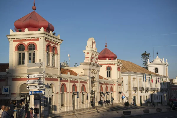Markethall-a város Loule, Portugália — Stock Fotó
