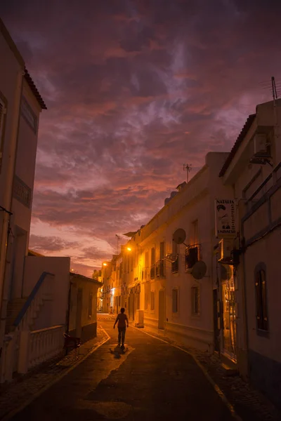 Město chatky poblíž Tavira v Portugalsku — Stock fotografie