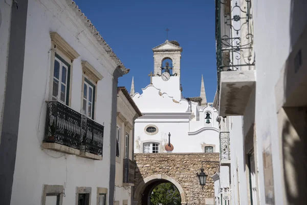 L'arco da vila Gatel nel centro storico di Faro — Foto Stock