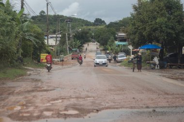 Kasaba Nong Khai yoldan Tayland Chiang kasaba Khan