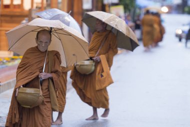 rahipler de eski şehir Chiang Khan sabah