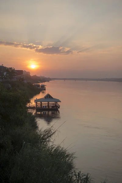 Landschaft des Mekong in Thailand — Stockfoto