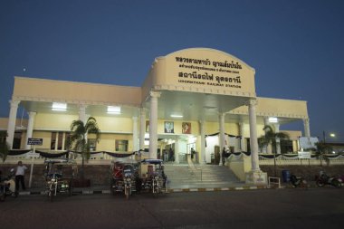 Tayland Udon Thani şehir tren istasyonu