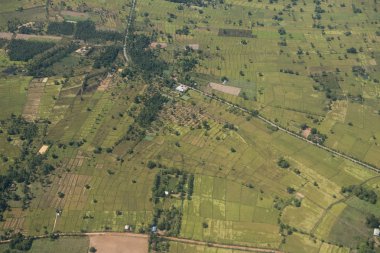tarım arazileri ve peyzaj Khon Kaen Tayland oteller