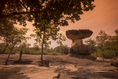 Tarih öncesi mağara ve Stone Park Tayland