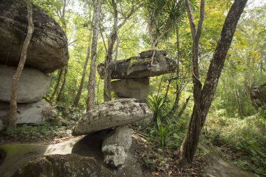 Tarih öncesi mağara ve Stone Park Tayland