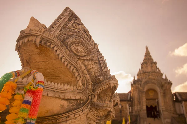 The wat prathat lampang luang in Thailand — Stockfoto