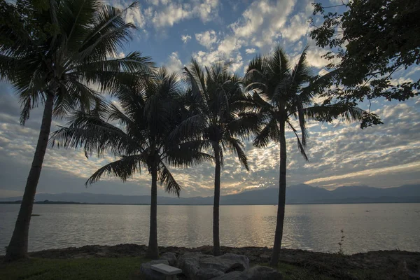 Manzara Kwan Phayao Gölü Tayland — Stok fotoğraf
