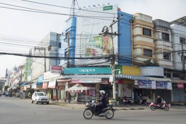 Tayland Otobüs terminalinde şehir merkezi