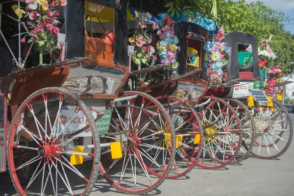 タイのランパーン市内で馬車 — ストック写真