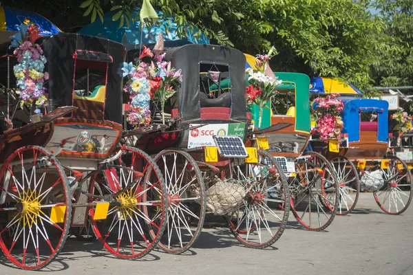 タイのランパーン市内で馬車 — ストック写真