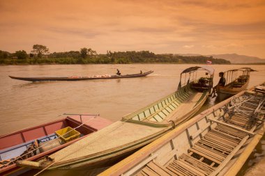 mekong Nehri peyzaj 