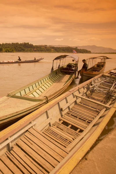 El paisaje del río mekong — Foto de Stock