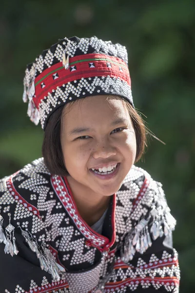 Девочка из племени хика — стоковое фото