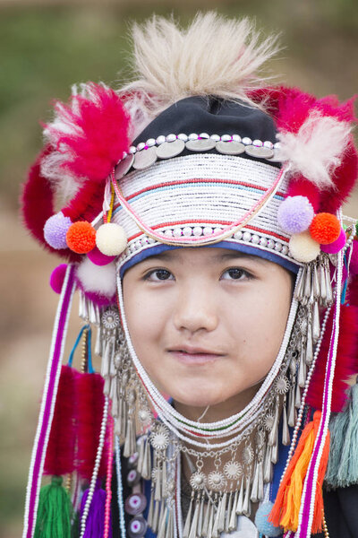  Ahka hill Tribe Girl 