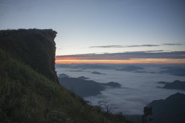 Cliff, güzel manzara 
