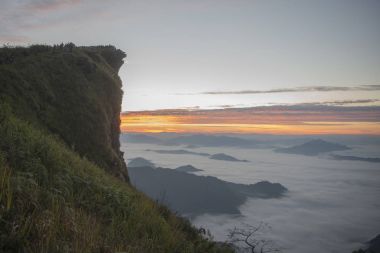 Cliff, güzel manzara 