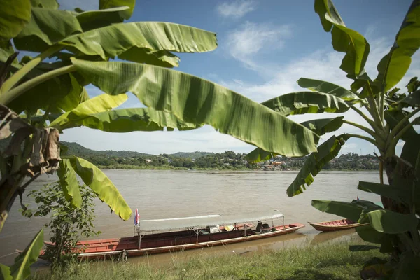 A paisagem do rio mekong — Fotografia de Stock