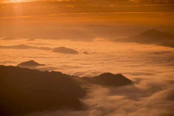 Scogliera di Phu Chi Fa — Foto Stock