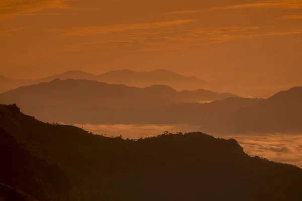 Scogliera di Phu Chi Fa — Foto Stock