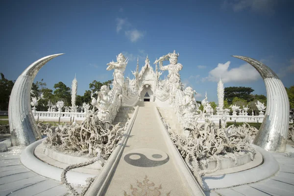 White temple,  Thailand. — Stock Photo, Image