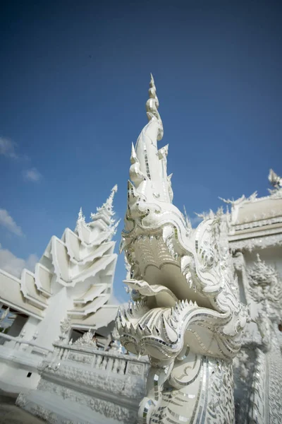 Weißer Tempel, Thailand. — Stockfoto