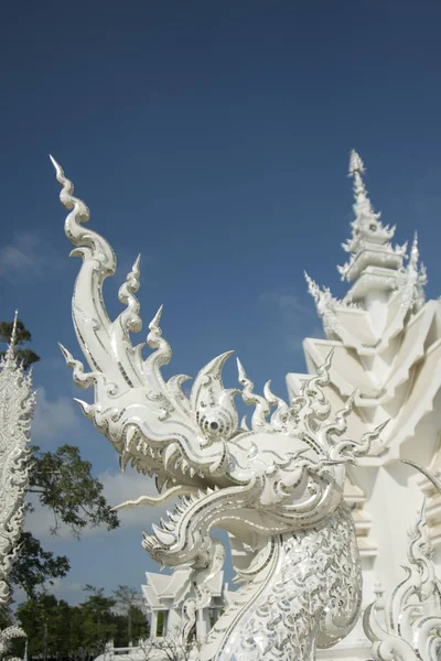 White temple,  Thailand. — Stock Photo, Image