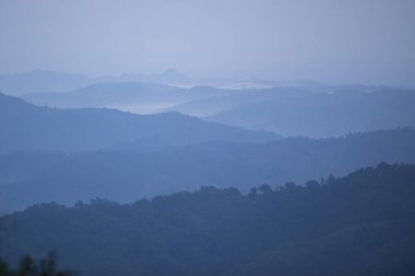  gündoğumu kasaba Mae Salong üzerinde