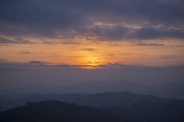  gündoğumu kasaba Mae Salong üzerinde