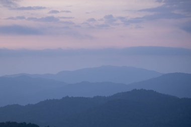  gündoğumu kasaba Mae Salong üzerinde
