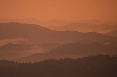  gündoğumu kasaba Mae Salong üzerinde
