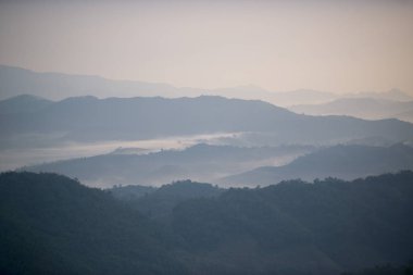  gündoğumu kasaba Mae Salong üzerinde