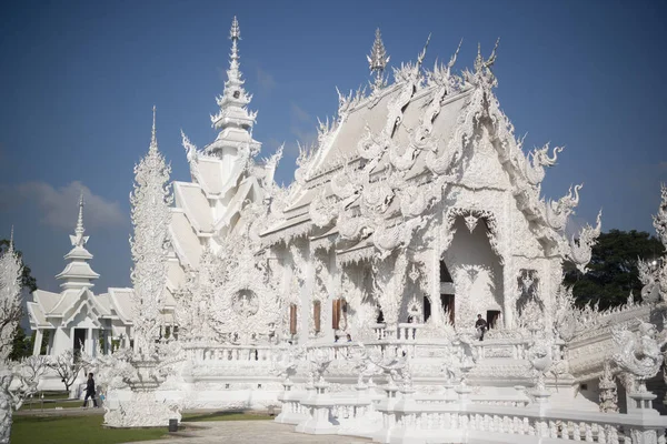 Templo branco, Tailândia . — Fotografia de Stock