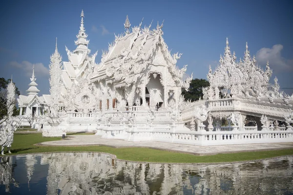 Templo branco, Tailândia . — Fotografia de Stock