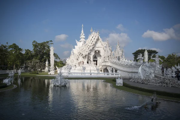 Temple blanc, Thaïlande . — Photo