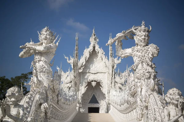 Świątynia białego, Tajlandia. — Zdjęcie stockowe